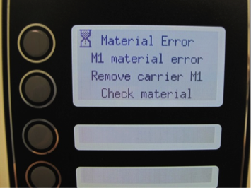 uPrint material error